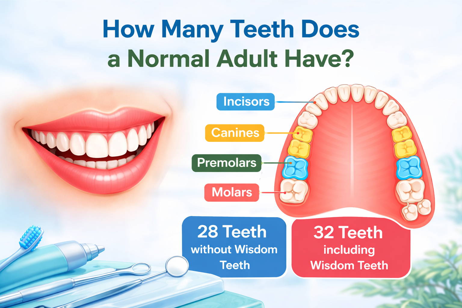 How Many Teeth Does a Normal Adult Have?