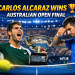 Carlos Alcaraz Wins  | Australian Open Final