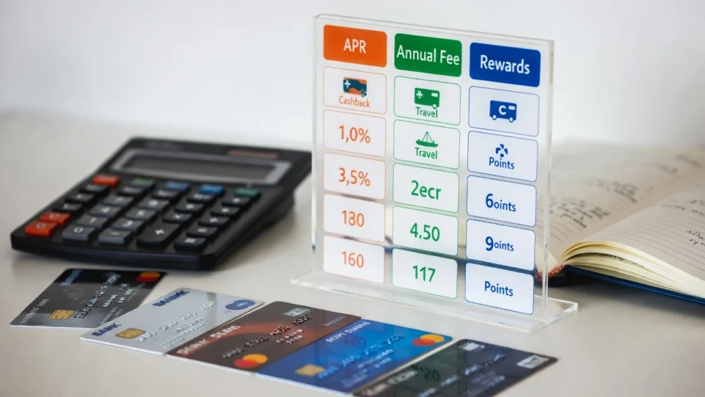 Compare UK Credit Cards: APR, Fees, Rewards