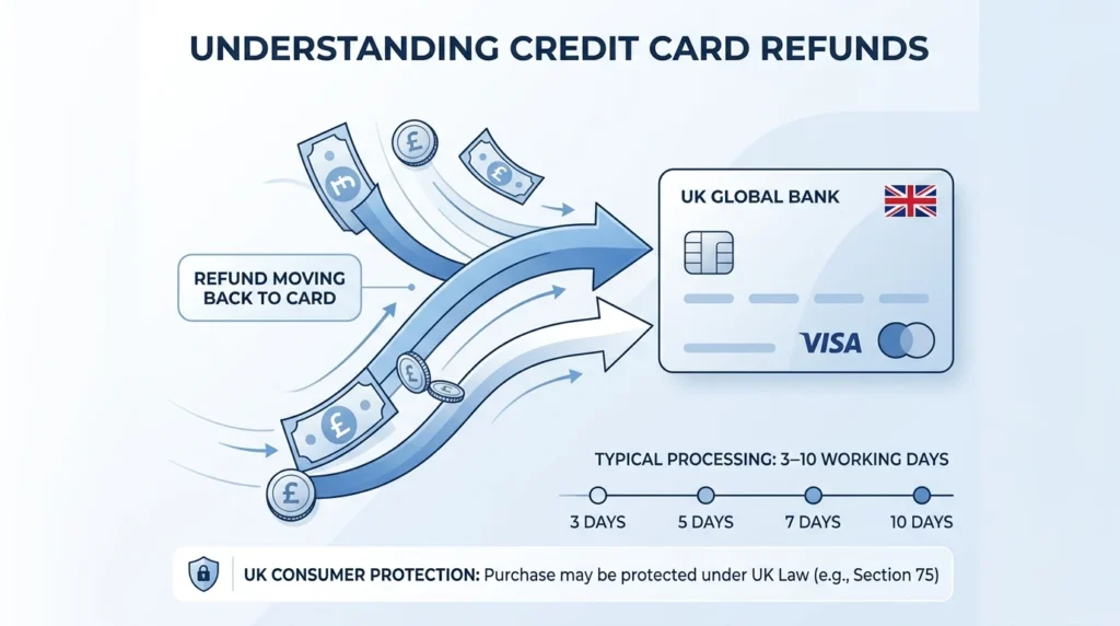How refunds and returns work on credit cards in the UK