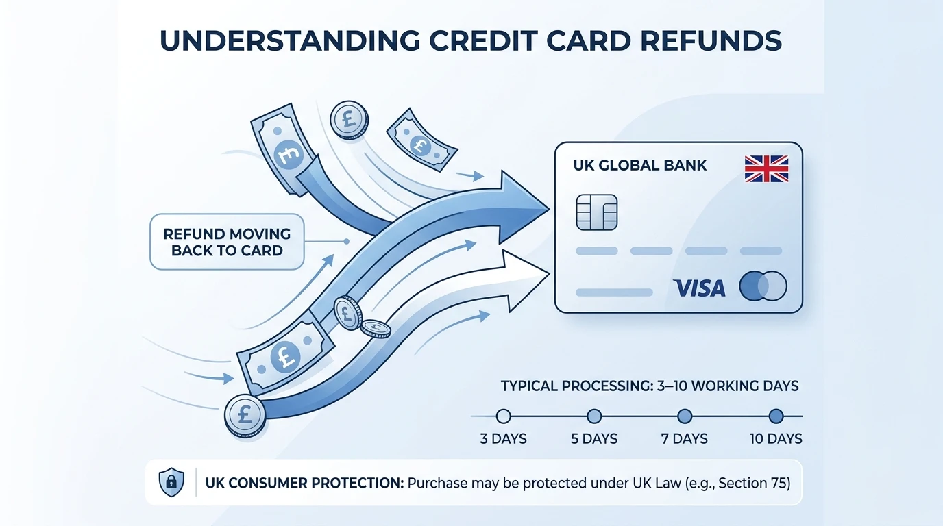 How refunds and returns work on credit cards in the UK
