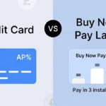 UK credit card vs BNPL comparison showing instalments, APR, and repayment structure