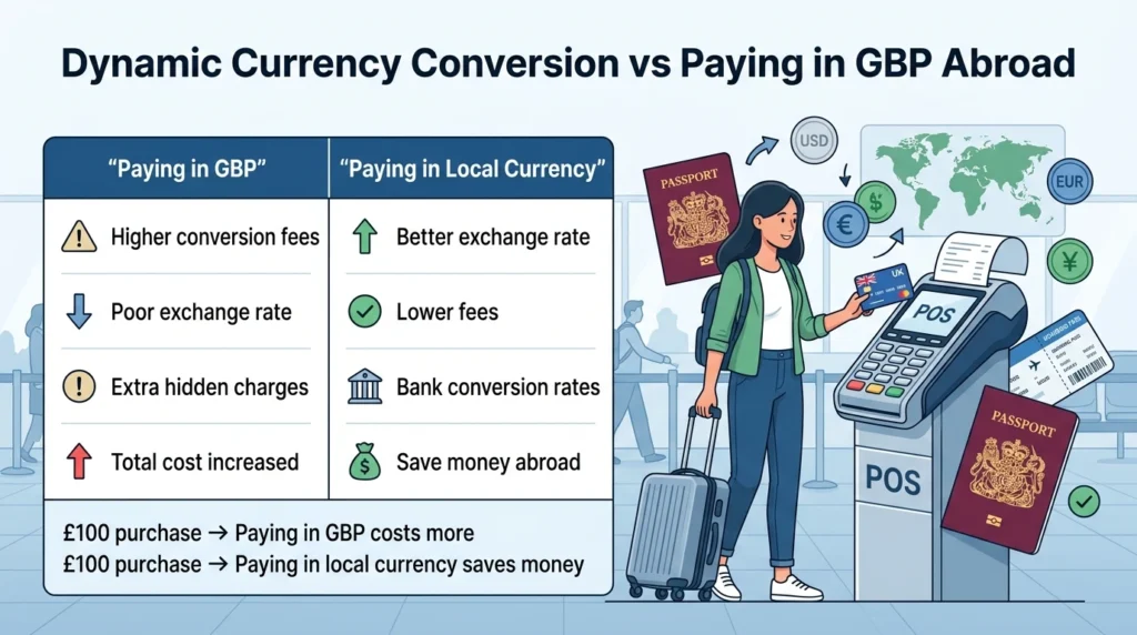 Dynamic Currency Conversion vs Paying in GBP Abroad