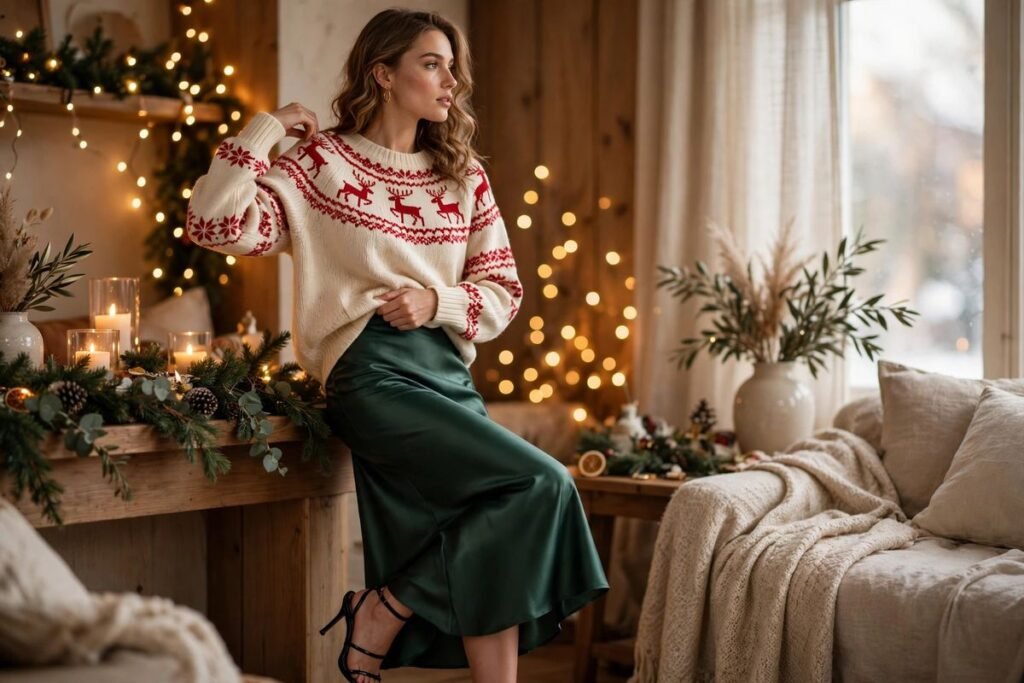 Christmas Jumper Outfits: 15 Festive Ways to Style a Christmas Jumper