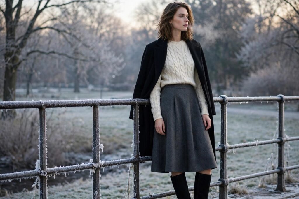 20 Winter Skirt Outfits to Try in 2026